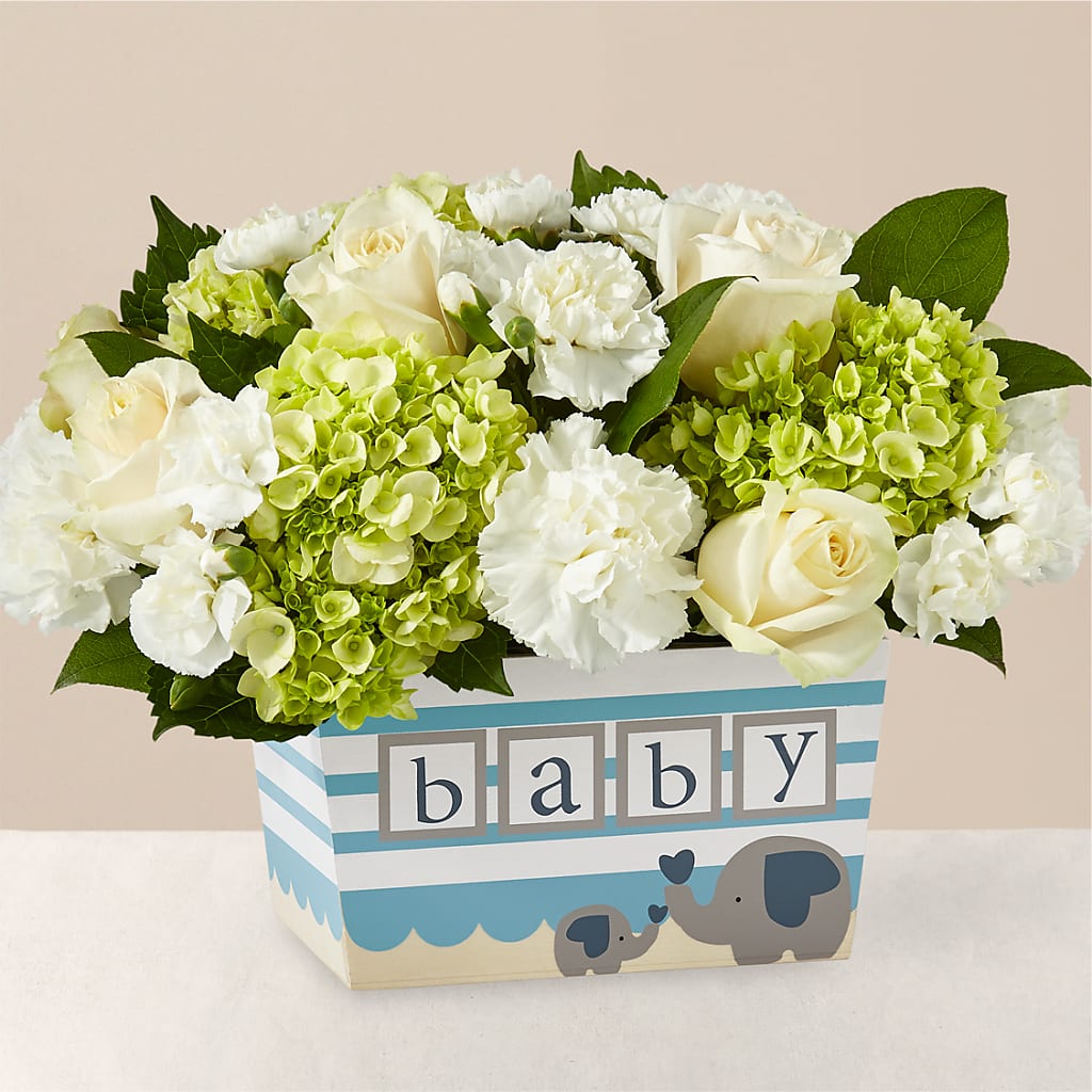 Darling Baby Boy Bouquet – KAREN'S AND TINA'S FLOWERS, Newmarket ON