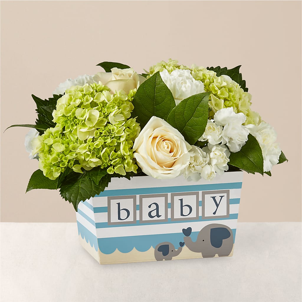 Darling Baby Boy Bouquet – KAREN'S AND TINA'S FLOWERS, Newmarket ON