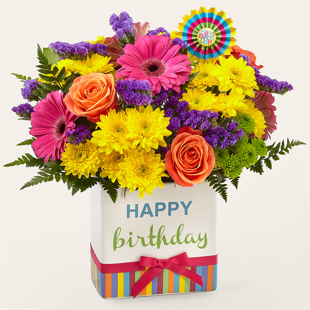 Birthday Brights Bouquet – KAREN'S AND TINA'S FLOWERS, Newmarket ON