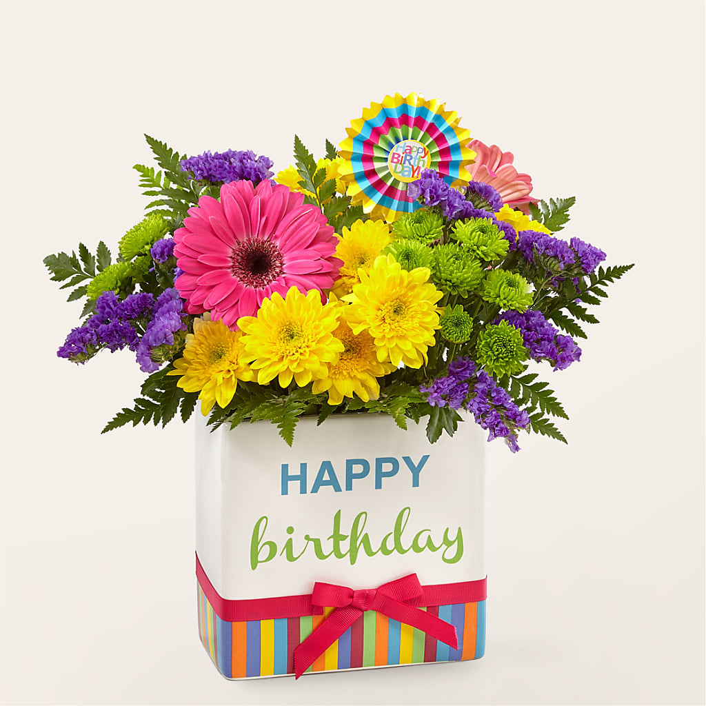 Birthday Brights Bouquet – KAREN'S AND TINA'S FLOWERS, Newmarket ON