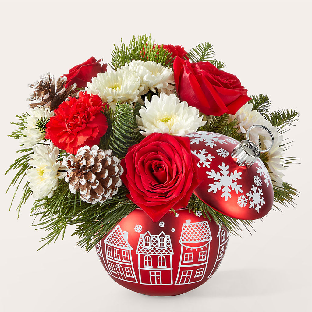 Christmas Village Ornament – KAREN'S AND TINA'S FLOWERS, Newmarket ON