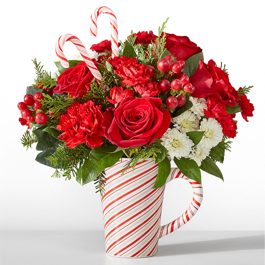Peppermint Swirl Mug – KAREN'S AND TINA'S FLOWERS, Newmarket ON