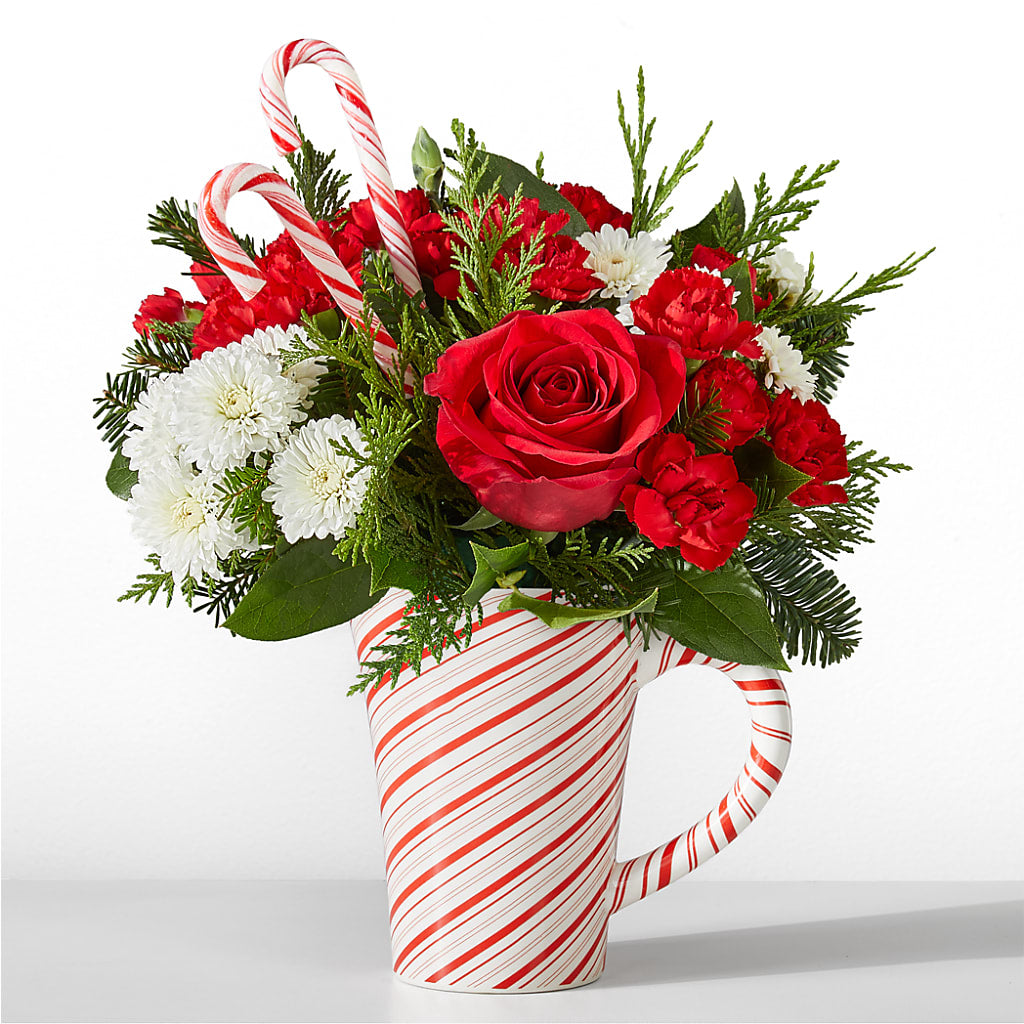 Peppermint Swirl Mug – KAREN'S AND TINA'S FLOWERS, Newmarket ON