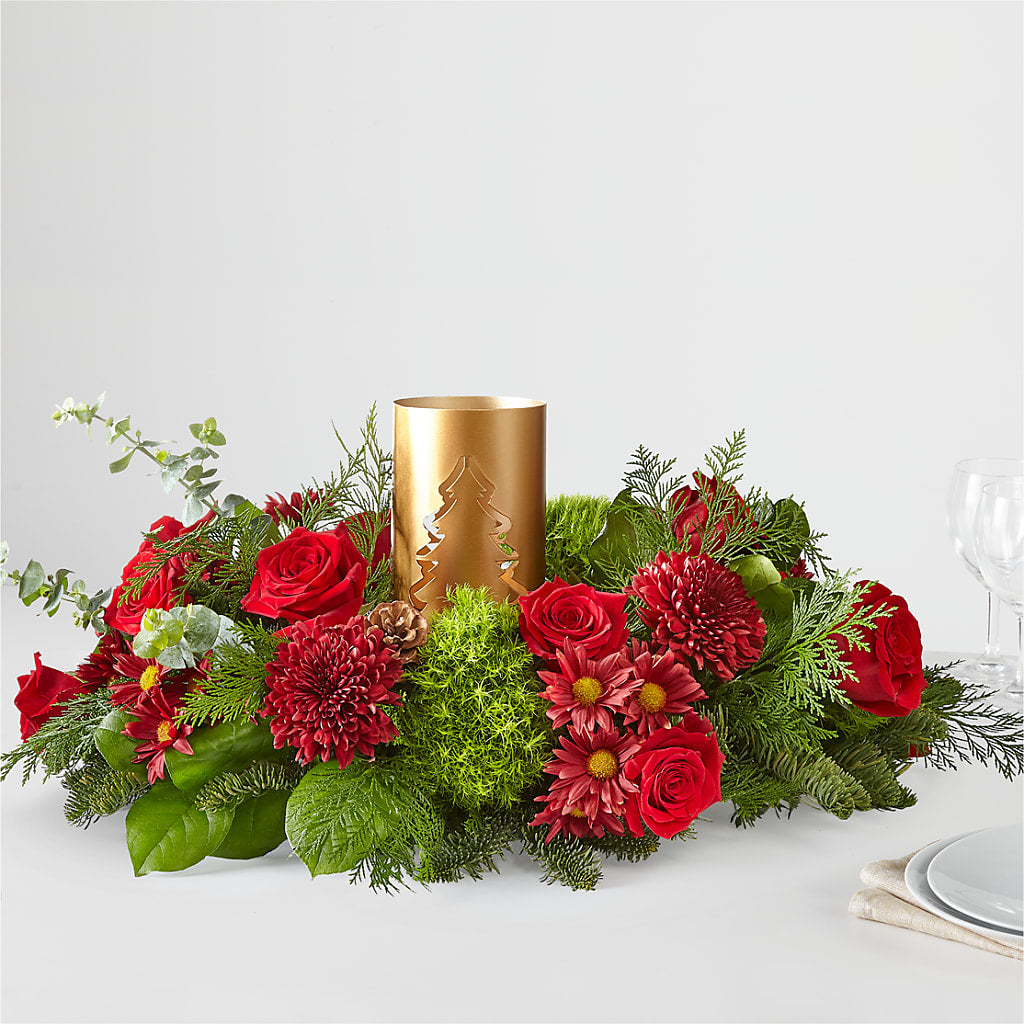 Toast the Season Centerpiece – KAREN'S AND TINA'S FLOWERS, Newmarket ON
