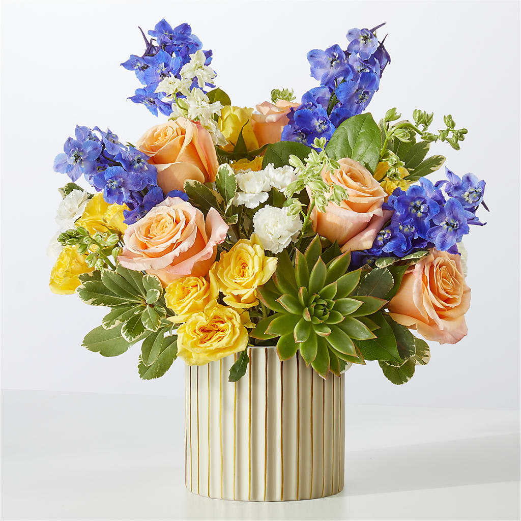 Cobalt Reverie Bouquet – KAREN'S AND TINA'S FLOWERS, Newmarket ON