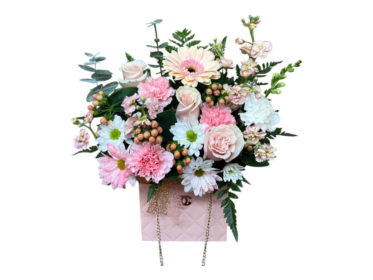 PRETTY CHANEL PURSE – KAREN'S AND TINA'S FLOWERS, Newmarket ON