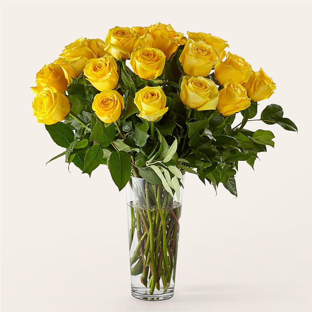 Long Stem Yellow Rose Bouquet – KAREN'S AND TINA'S FLOWERS, Newmarket ON