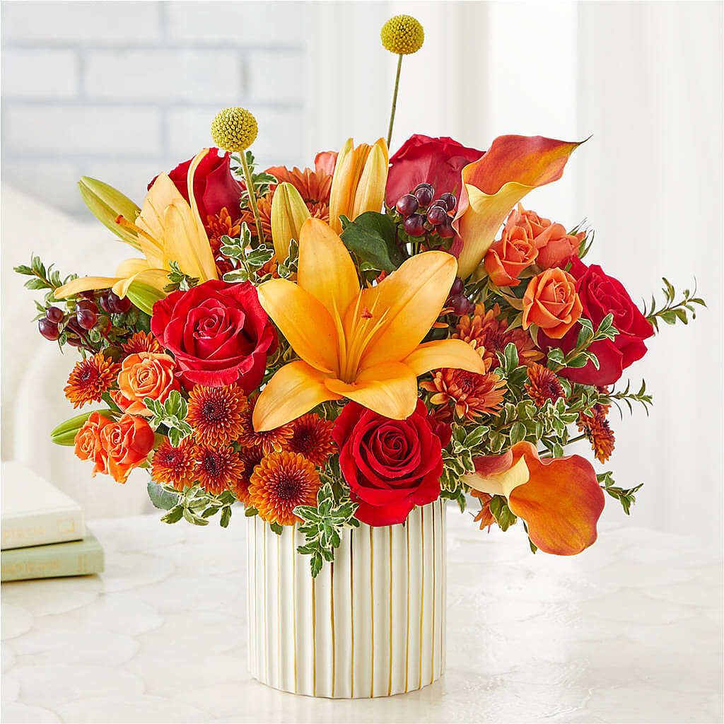 Scarlet Skies Bouquet – KAREN'S AND TINA'S FLOWERS, Newmarket ON