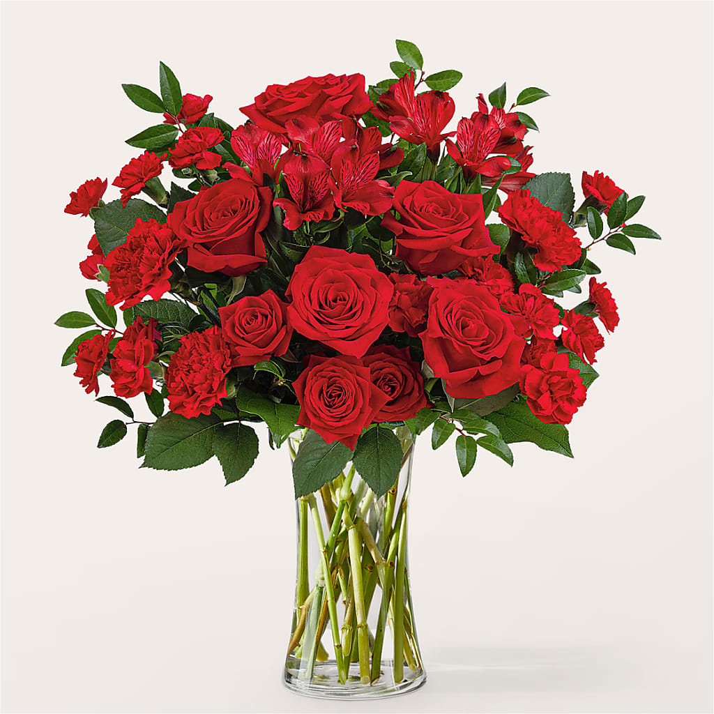 Brilliant Ruby Bouquet – KAREN'S AND TINA'S FLOWERS, Newmarket ON