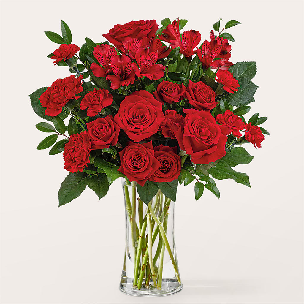 Brilliant Ruby Bouquet – KAREN'S AND TINA'S FLOWERS, Newmarket ON
