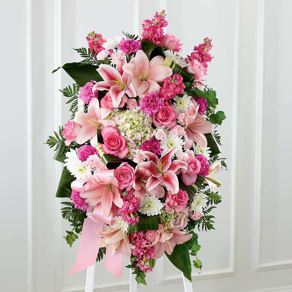 Comforting Standing Spray – KAREN'S AND TINA'S FLOWERS, Newmarket ON