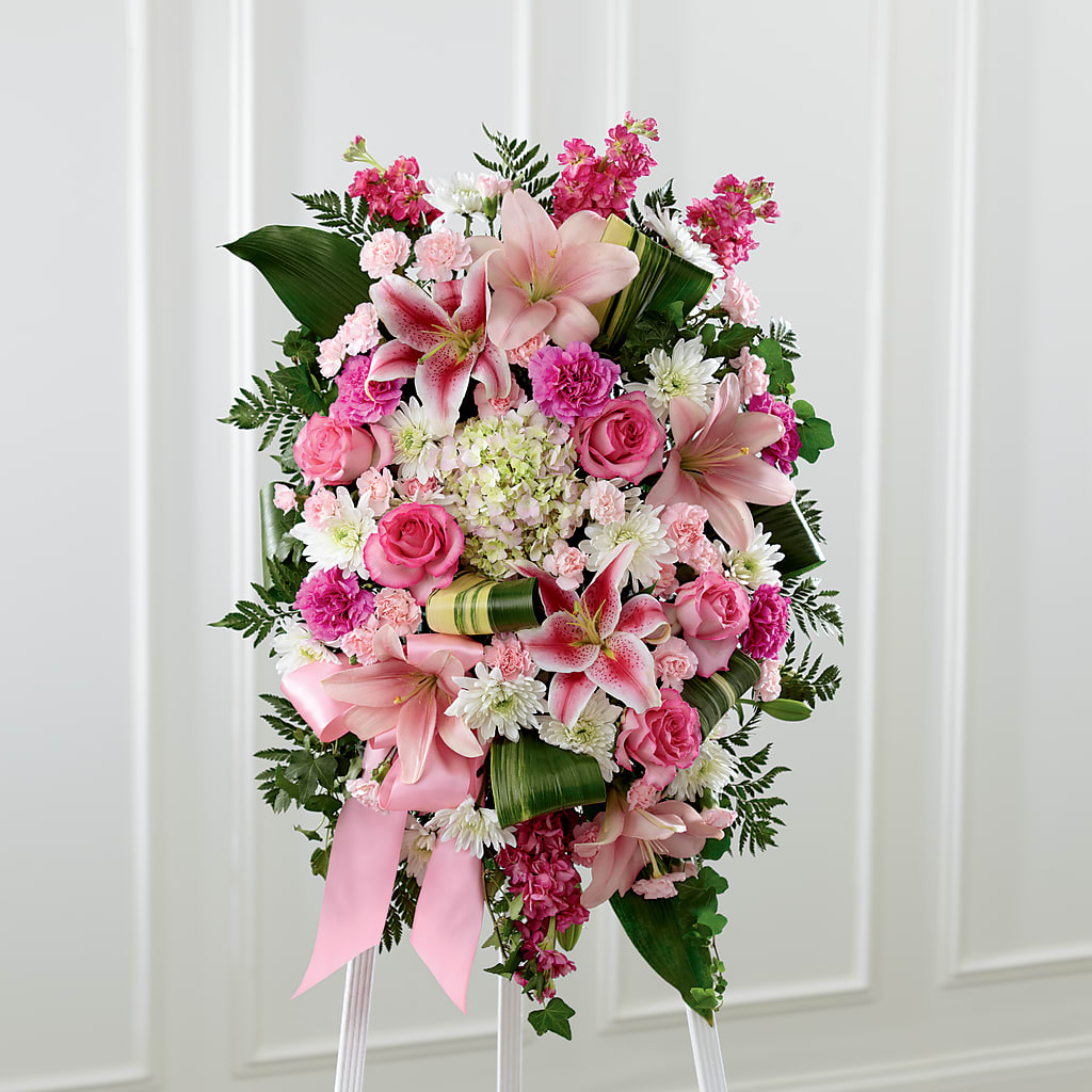 Comforting Standing Spray – KAREN'S AND TINA'S FLOWERS, Newmarket ON