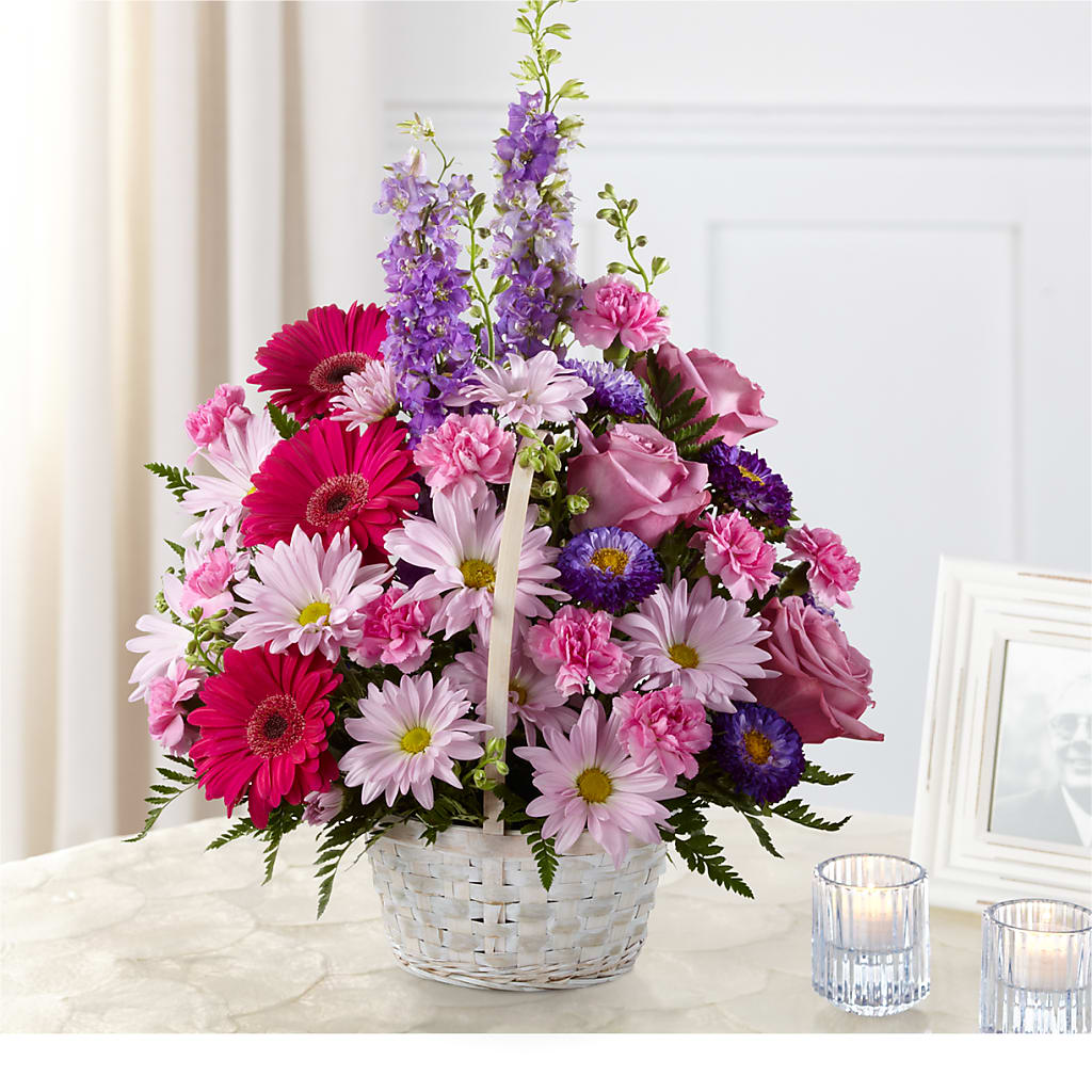 Pastel Peace Basket – KAREN'S AND TINA'S FLOWERS, Newmarket ON