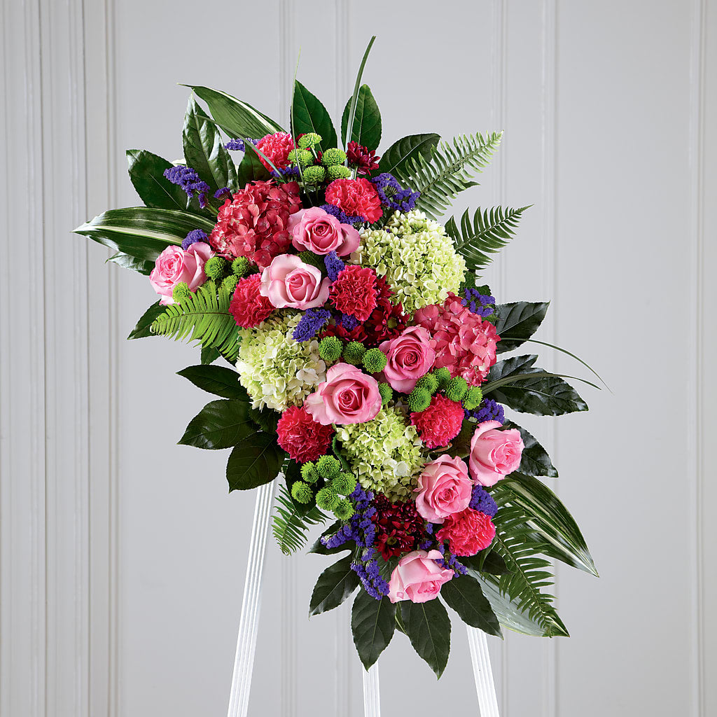 Refreshing Mix Standing Spray – KAREN'S AND TINA'S FLOWERS, Newmarket ON