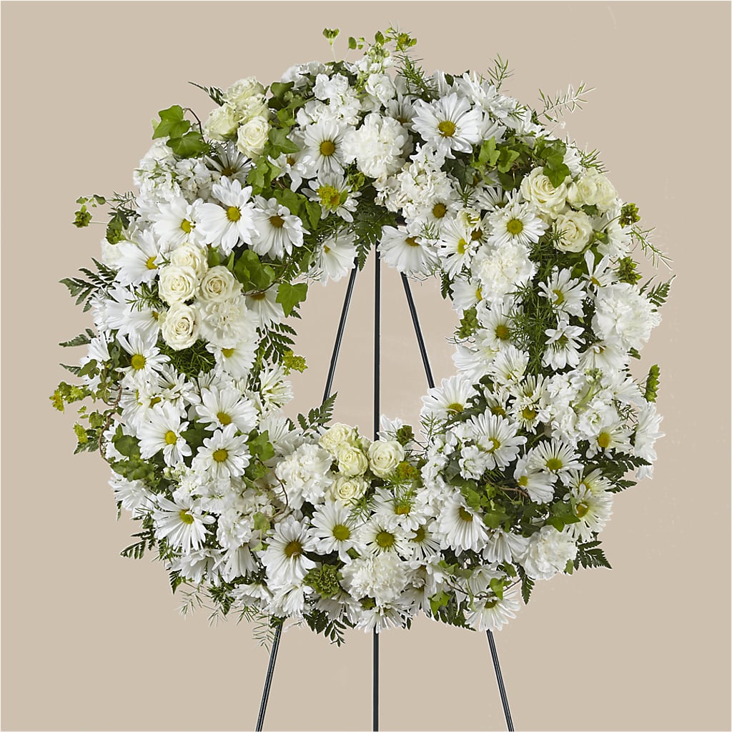 Faithful Wishes Wreath – KAREN'S AND TINA'S FLOWERS, Newmarket ON