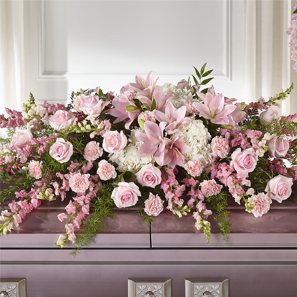 Life & Remembrance Casket Spray – KAREN'S AND TINA'S FLOWERS, Newmarket ON