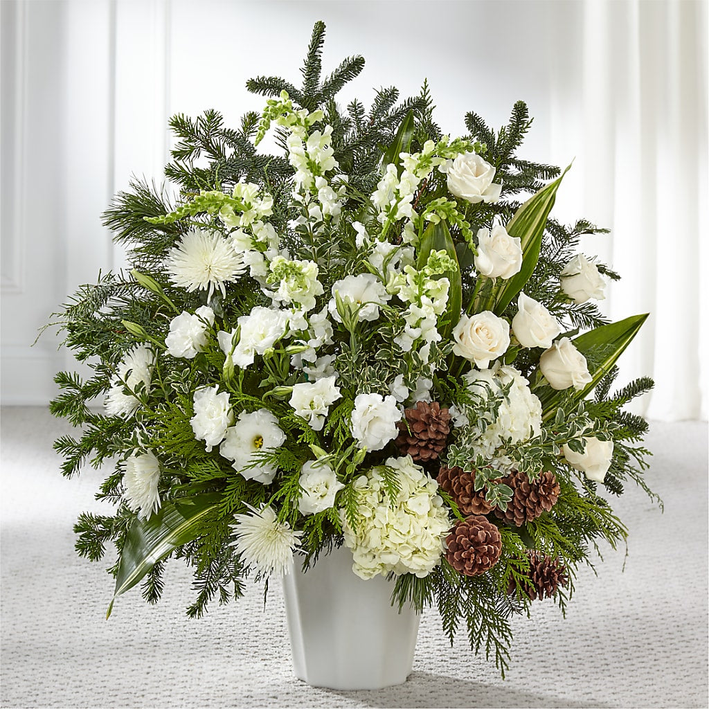Heavenly Love Floor Basket – KAREN'S AND TINA'S FLOWERS, Newmarket ON