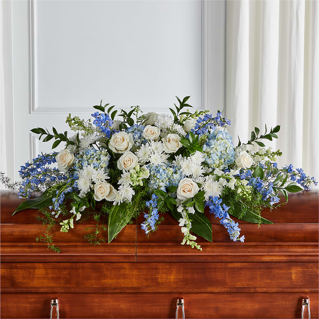 Timeless Essence Casket Spray – KAREN'S AND TINA'S FLOWERS, Newmarket ON
