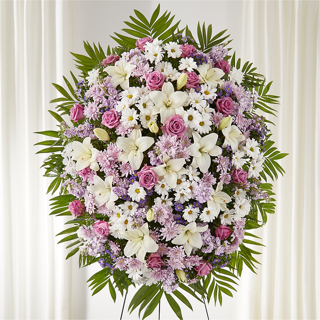 Surrounded by Love Standing Spray – KAREN'S AND TINA'S FLOWERS, Newmarket ON