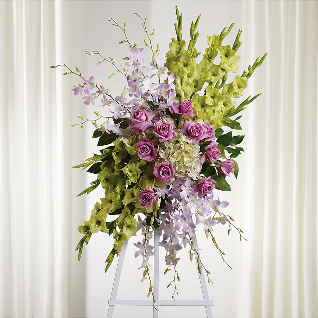 Lasting Legacy Standing Spray – KAREN'S AND TINA'S FLOWERS, Newmarket ON