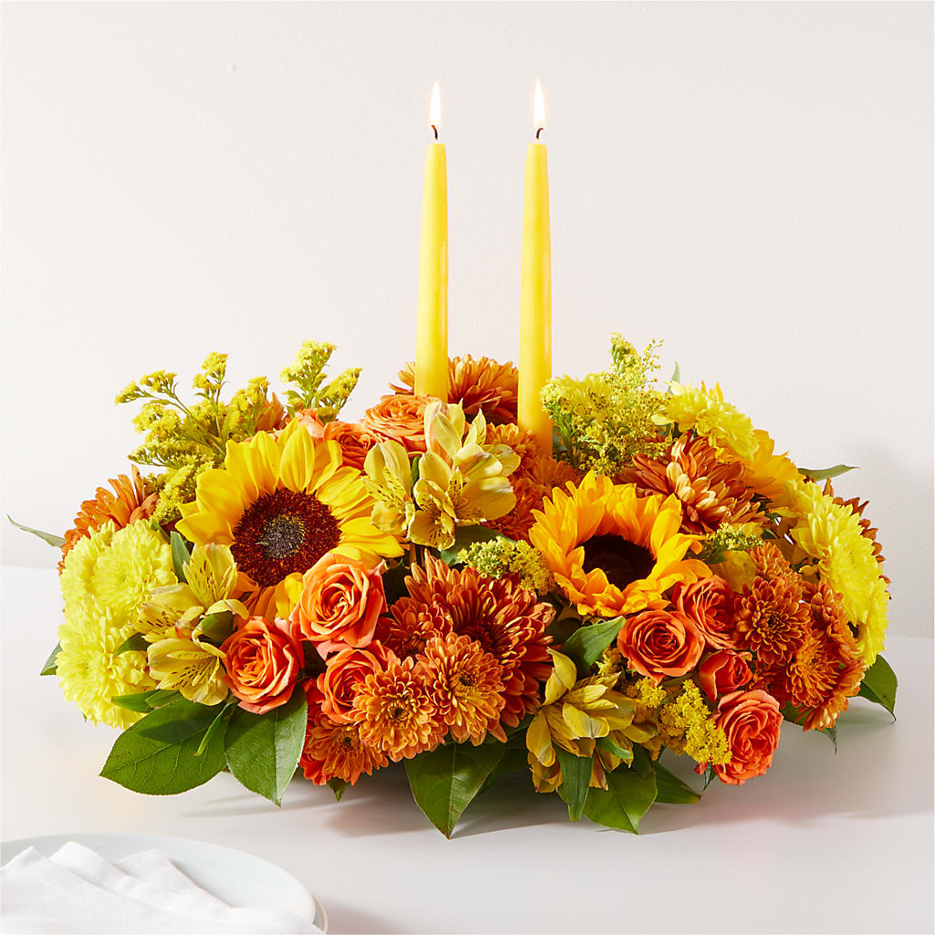 Autumn Harmony Centerpiece – KAREN'S AND TINA'S FLOWERS, Newmarket ON