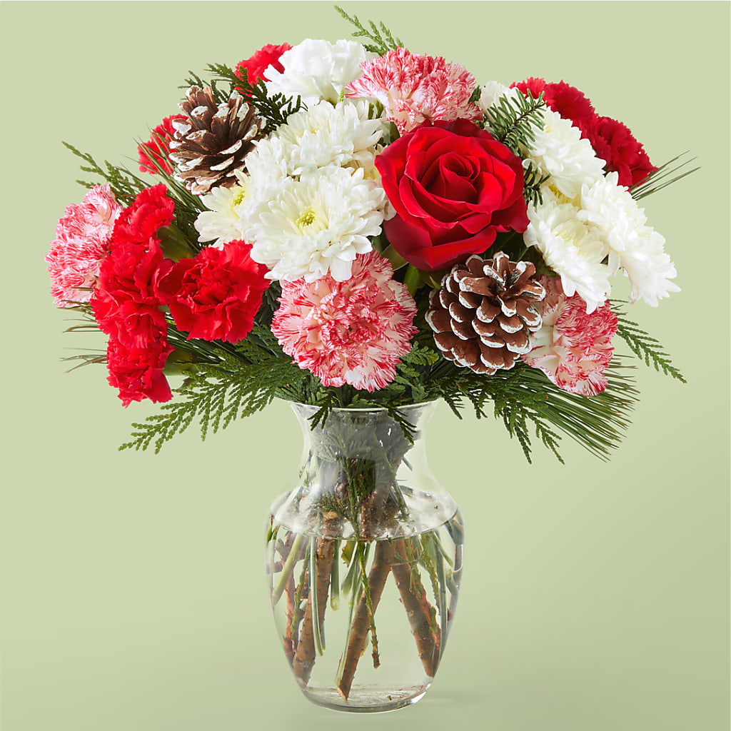 Candy Cane Lane Bouquet – KAREN'S AND TINA'S FLOWERS, Newmarket ON