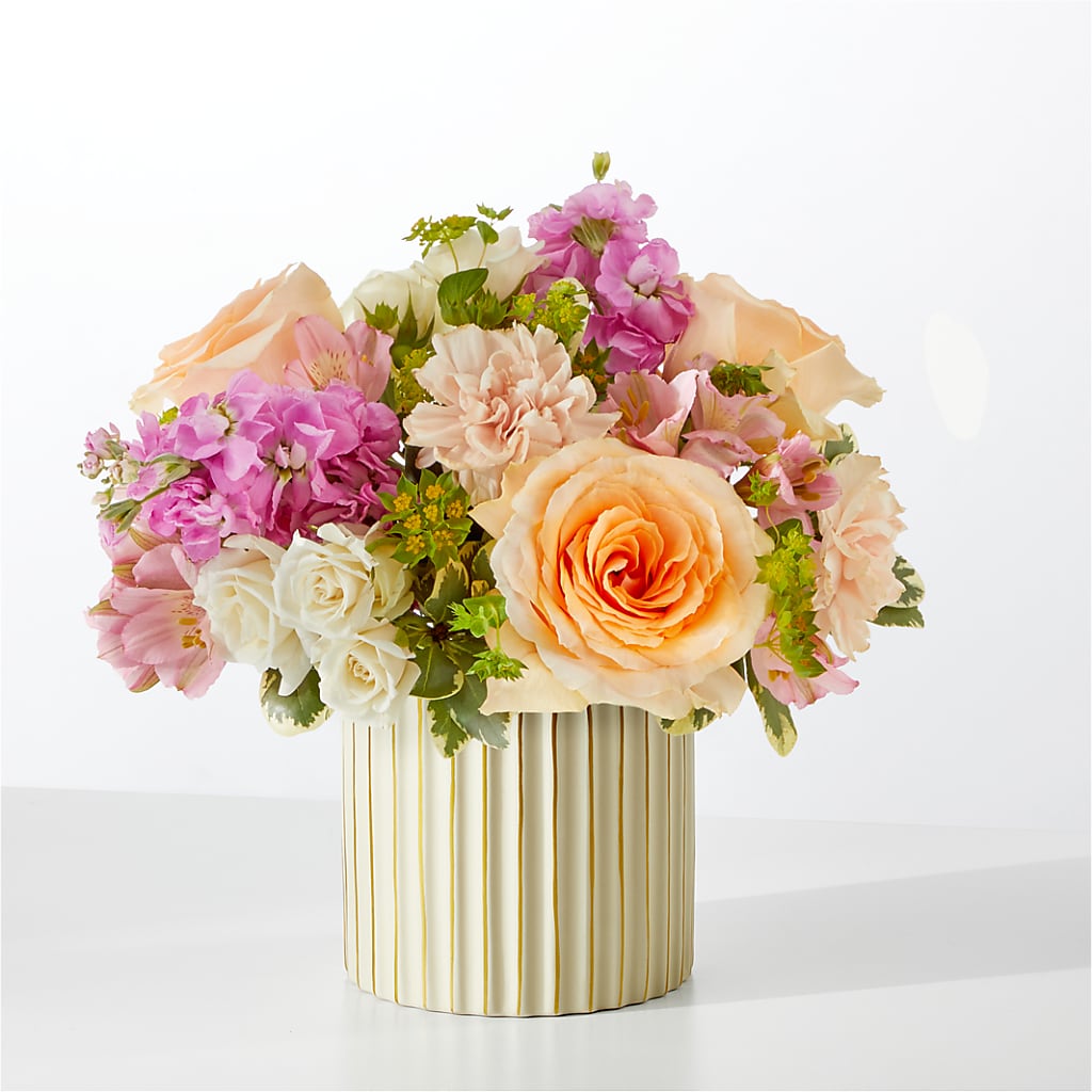 Paradise Bouquet with Ivory Vase – KAREN'S AND TINA'S FLOWERS, Newmarket ON