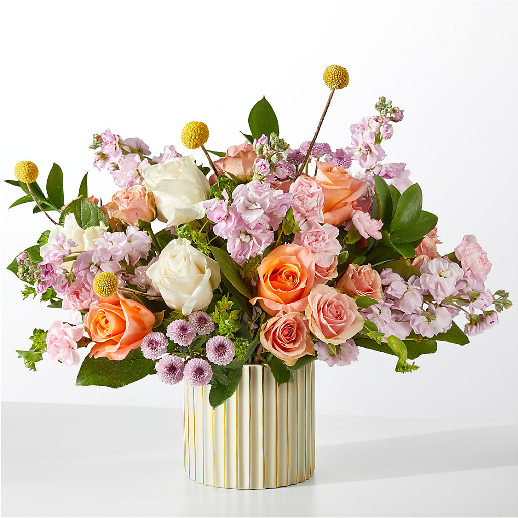 French Market Bouquet with Ivory Vase – KAREN'S AND TINA'S FLOWERS, Newmarket ON