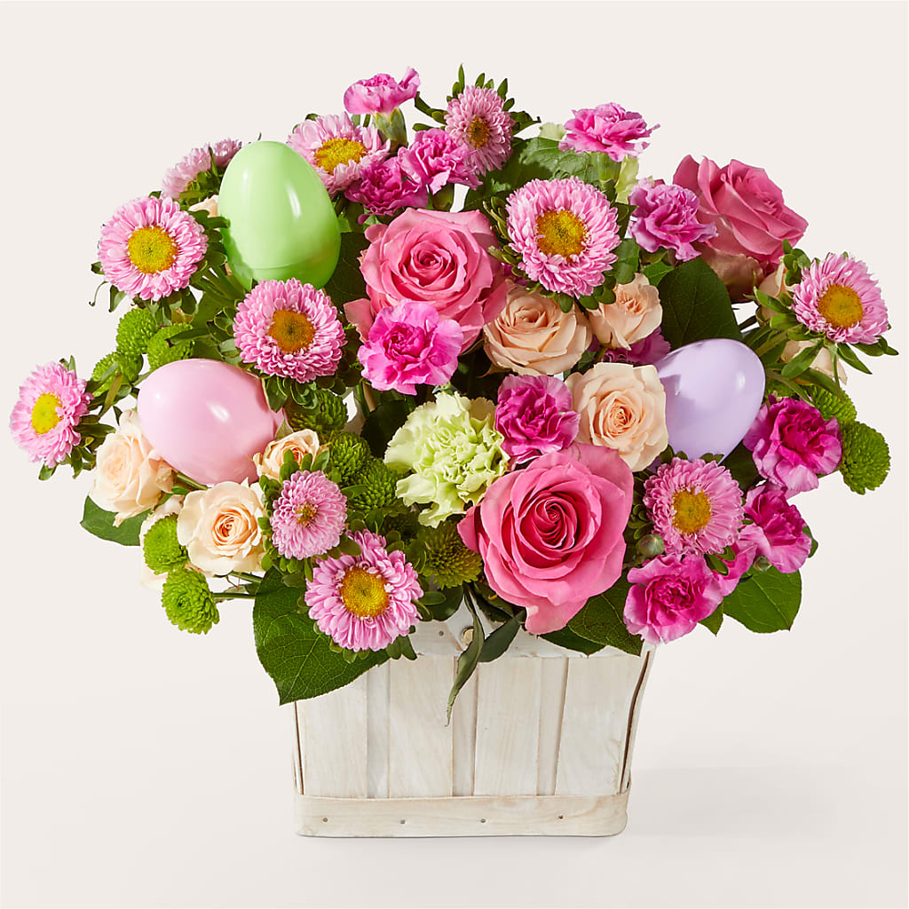 Get Eggcited Basket – KAREN'S AND TINA'S FLOWERS, Newmarket ON