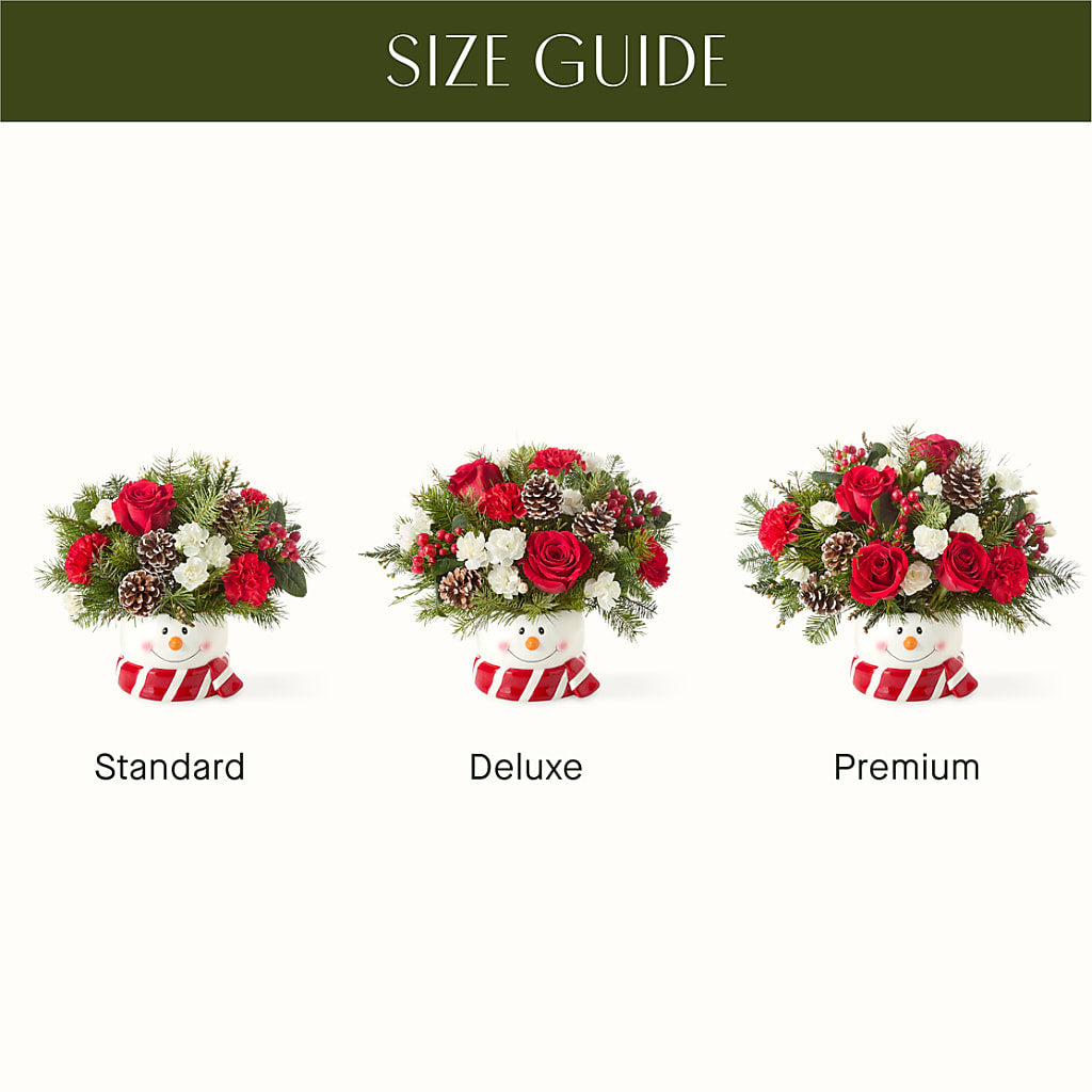 Jolly Snowman Bouquet – KAREN'S AND TINA'S FLOWERS, Newmarket ON