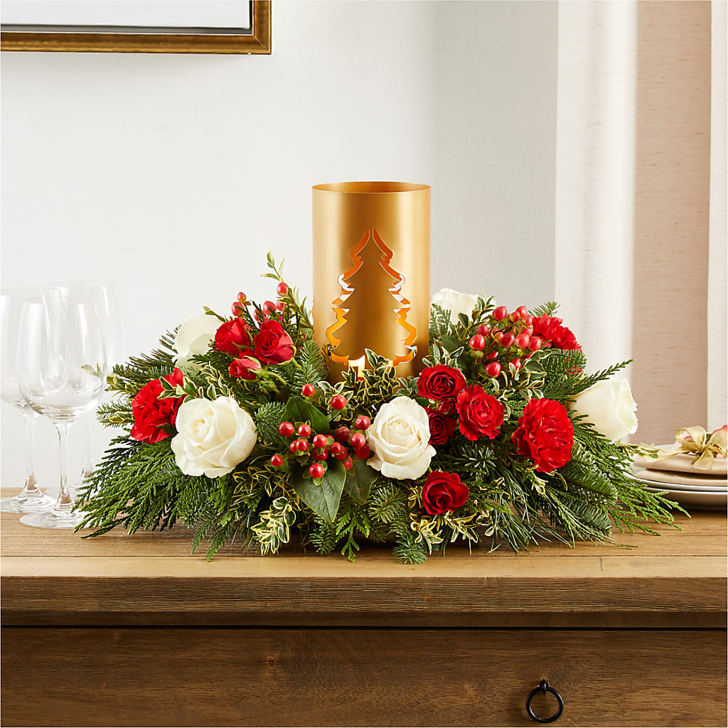 December Dreams Centerpiece – KAREN'S AND TINA'S FLOWERS, Newmarket ON