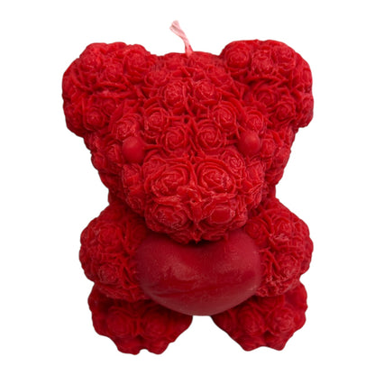 Rose bear candle – KAREN'S AND TINA'S FLOWERS, Newmarket ON
