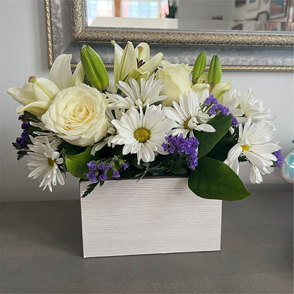 Beyond Blue Box Bouquet – KAREN'S AND TINA'S FLOWERS, Newmarket ON