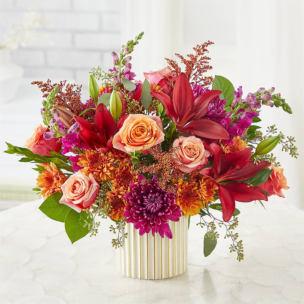 Burgundy Landscape Bouquet – KAREN'S AND TINA'S FLOWERS, Newmarket ON