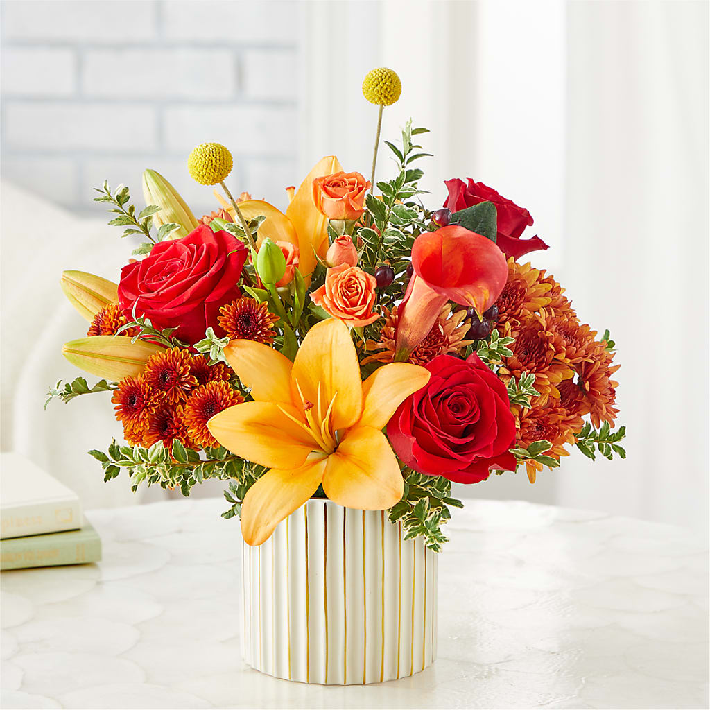 Scarlet Skies Bouquet – KAREN'S AND TINA'S FLOWERS, Newmarket ON