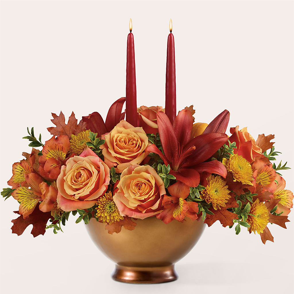 Harvest Table Centerpiece – KAREN'S AND TINA'S FLOWERS, Newmarket ON