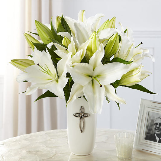Faithful Blessings Bouquet – KAREN'S AND TINA'S FLOWERS, Newmarket ON