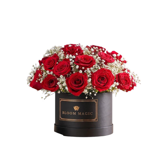 Luxury box roses