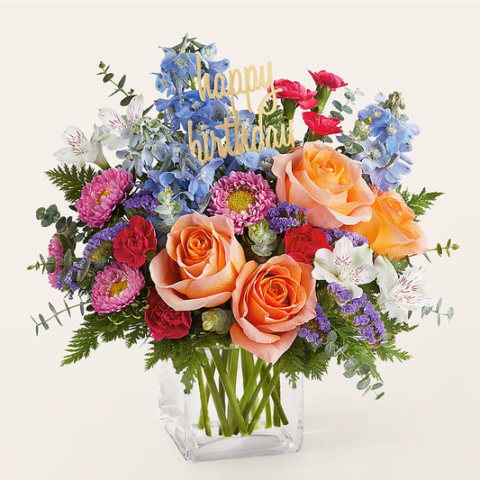 Birthday Bash Bouquet – KAREN'S AND TINA'S FLOWERS, Newmarket ON