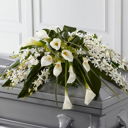 Angel Wings Casket Spray – KAREN'S AND TINA'S FLOWERS, Newmarket ON