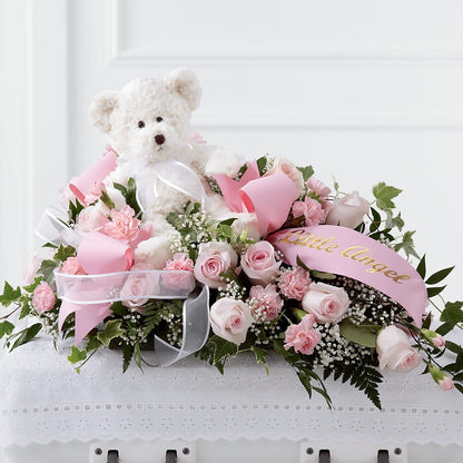 Touch of Sympathy Casket Spray – KAREN'S AND TINA'S FLOWERS, Newmarket ON