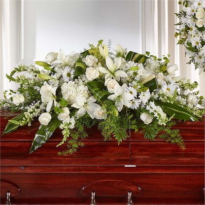 Abundance Casket Spray – KAREN'S AND TINA'S FLOWERS, Newmarket ON