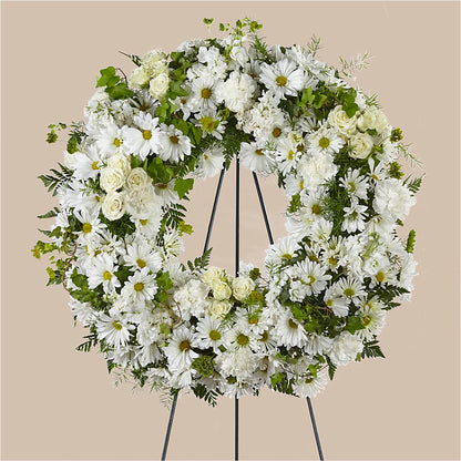 Faithful Wishes Wreath – KAREN'S AND TINA'S FLOWERS, Newmarket ON