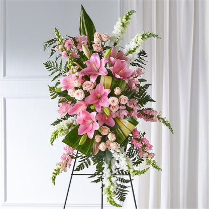 Elegant Embrace Standing Spray – KAREN'S AND TINA'S FLOWERS, Newmarket ON