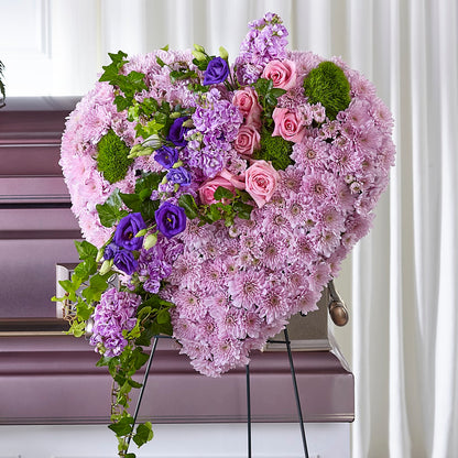 Treasured Love Standing Heart – KAREN'S AND TINA'S FLOWERS, Newmarket ON