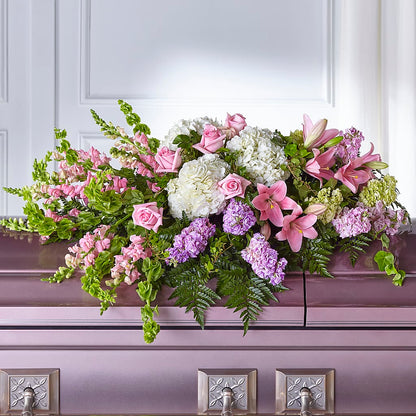 Life's Gratitude Casket Spray – KAREN'S AND TINA'S FLOWERS, Newmarket ON