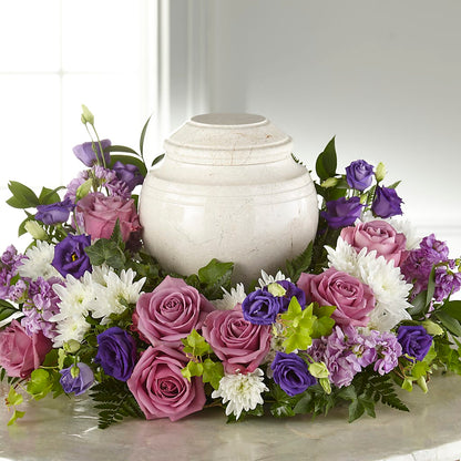 Blooming Sympathy Cremation Adornment – KAREN'S AND TINA'S FLOWERS, Newmarket ON