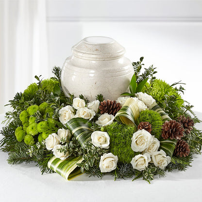 Precious Evergreen Cremation Adornment – KAREN'S AND TINA'S FLOWERS, Newmarket ON