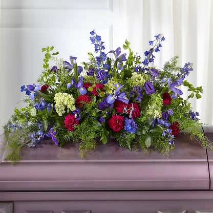 Always Treasured Casket Spray – KAREN'S AND TINA'S FLOWERS, Newmarket ON