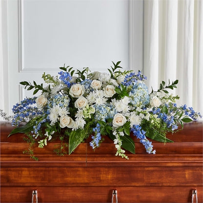 Timeless Essence Casket Spray – KAREN'S AND TINA'S FLOWERS, Newmarket ON